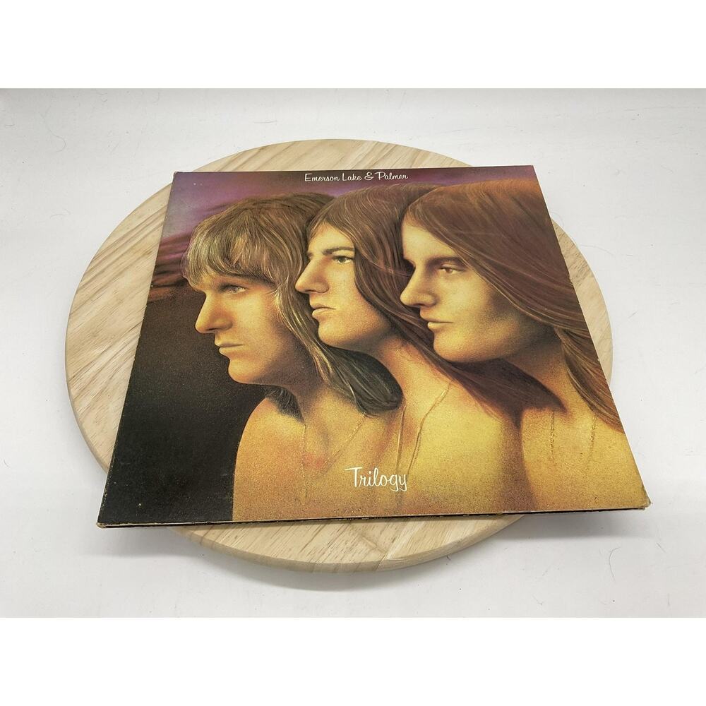 Emerson Lake & Palmer Trilogy Vintage Vinyl Record Prog Rock 1972‎ Cotillion